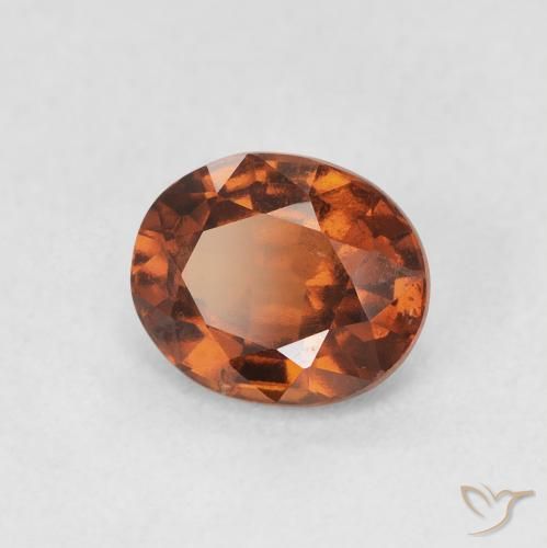 9,17 ctw natürlicher rötlich-orange Hessonit-Granat, Oval, VS-SI