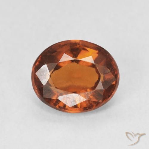 1.83ct Natürlicher rötlich-orange Hessonit-Granat, Oval, VS-SI