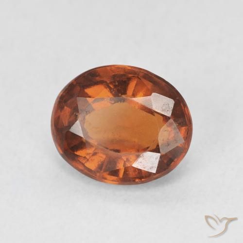 9,17 ctw natürlicher rötlich-orange Hessonit-Granat, Oval, VS-SI