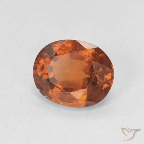 9,17 ctw natürlicher Medium Dark-Orange Hessonit-Granat, Oval, VS-SI