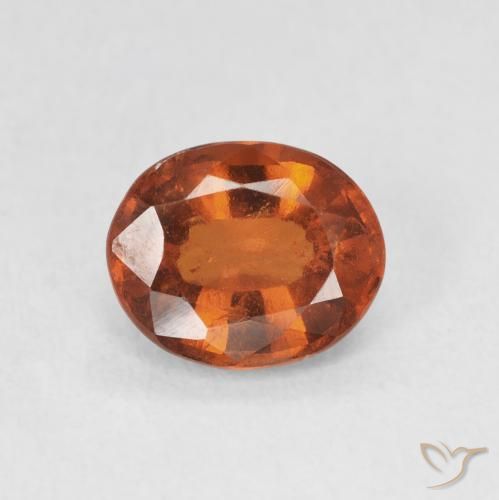 1.94ct Natürlicher tieforange Hessonit-Granat, Oval, VS-SI