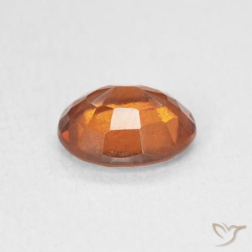 9,17 ctw natürlicher tieforange Hessonit-Granat, Oval, VS-SI