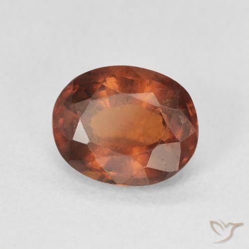 9,17 ctw natürlicher Medium Dark-Orange Hessonit-Granat, Oval, VS-SI