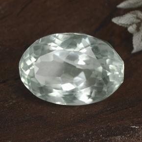 9,17 ctw natürlicher hellgrünlich-weiß Hiddenite, Oval Schliff, VS
