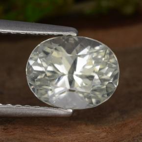 9,17 ctw natürlicher hellgrün Hiddenite, Oval Schliff, VVS-VS