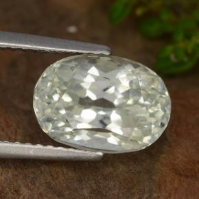 9,17 ctw natürlicher Graugrün Hiddenite, Oval Schliff, VVS-VS