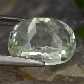 9,17 ctw natürlicher hellgrünlich-weiß Hiddenite, Oval Schliff, VS