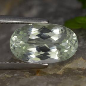 9,17 ctw natürlicher hellgrün Hiddenite, Oval Schliff, VVS-VS