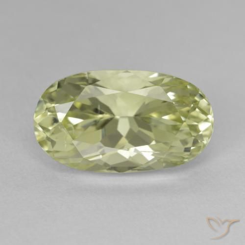 9.83ct Natürlicher hellgrün Hiddenite, Oval, VS-SI