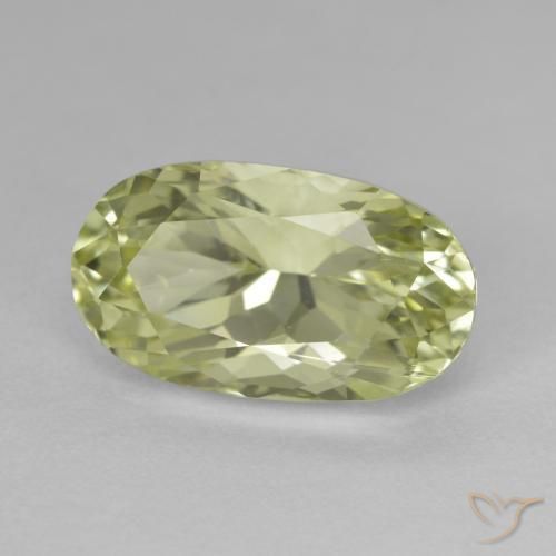 9,17 ctw natürlicher hellgrün Hiddenite, Oval, VS-SI