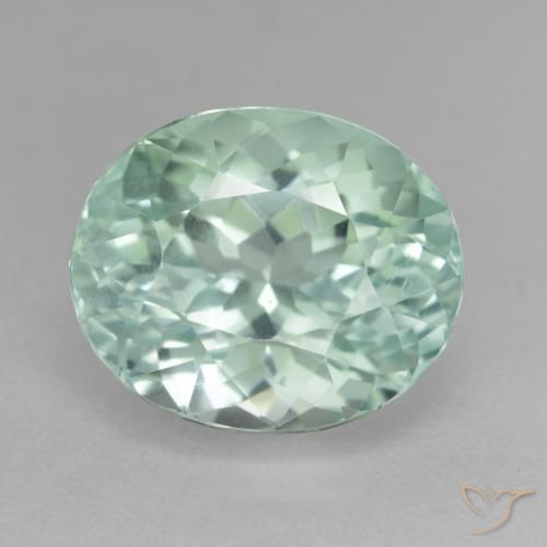 16.49ct Natürlicher Blau-grün Hiddenite, Oval, VS-SI