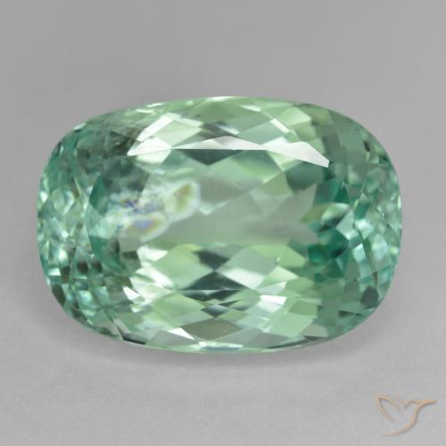 23.63ct Natürlicher Bläulich-grün Hiddenite, Kissen, VS-SI