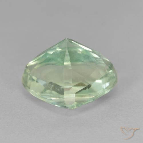 9,17 ctw natürlicher hellblau-grün Hiddenite, Birnenform, VS-SI