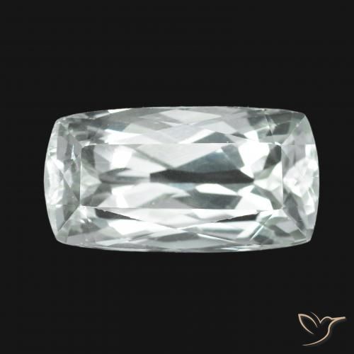 12.50ct Natürlicher grünlich-weiß Hiddenite, Kissen, VS