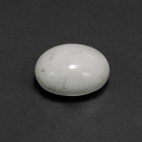 2,94 ctw natürlicher weißer Howlit, Oval Schliff, Lichtundurchlässig