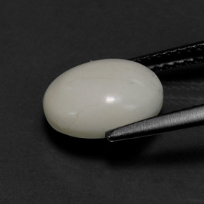 2,63 ctw natürlicher weißer Howlit, Oval Schliff, Lichtundurchlässig