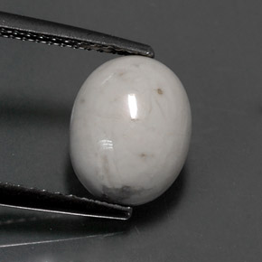 2,32 ctw natürlicher weißer Howlit, Oval Schliff, Lichtundurchlässig