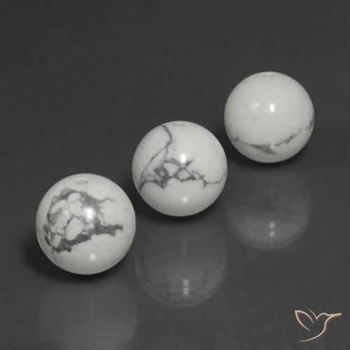 69.17 ct natürliche gräulich-weiß Howlith-Edelsteine, Kugel / Ball, Lichtundurchlässig