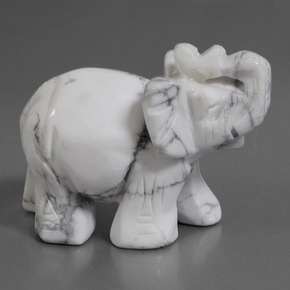 9,17 ctw natürlicher gräulich-weiß Howlith, Ausgefallene Form, Lichtundurchlässig