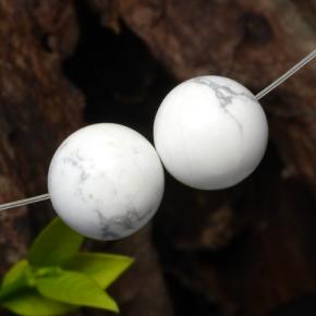 29,43 ct natürliche weißer Howlit-Edelsteine, Sphäre / Kugel, Lichtundurchlässig