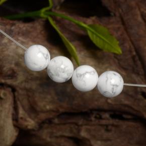 14,22 ct natürliche weißer Howlit-Edelsteine, Sphäre / Kugel, Lichtundurchlässig