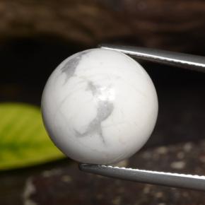 9,17 ctw natürlicher Mehrfarbiges Weiß Howlit, Kugel / Ball, Lichtundurchlässig