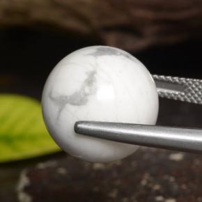 9,17 ctw natürlicher Mehrfarbiges Weiß Howlit, Kugel / Ball, Lichtundurchlässig