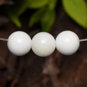 10,77 ct natürliche weißer Howlit-Edelsteine, Sphäre / Kugel, Lichtundurchlässig
