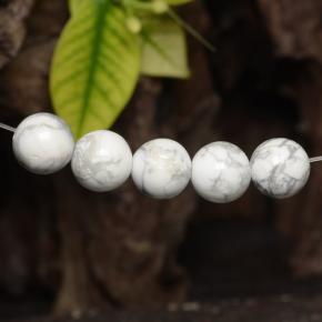 23,00 ct natürliche weißer Howlit-Edelsteine, Sphäre / Kugel, Lichtundurchlässig