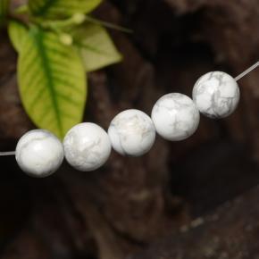 23,00 ct natürliche weißer Howlit-Edelsteine, Sphäre / Kugel, Lichtundurchlässig