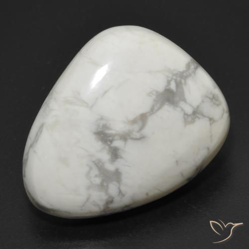 20.73ct Natürlicher gräulich-weiß Howlith, Fantasie, Lichtundurchlässig