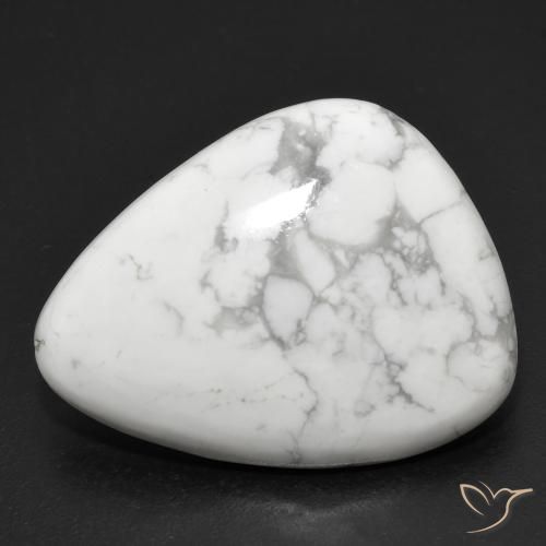 19.85ct Natürlicher gräulich-weiß Howlith, Fantasie, Lichtundurchlässig