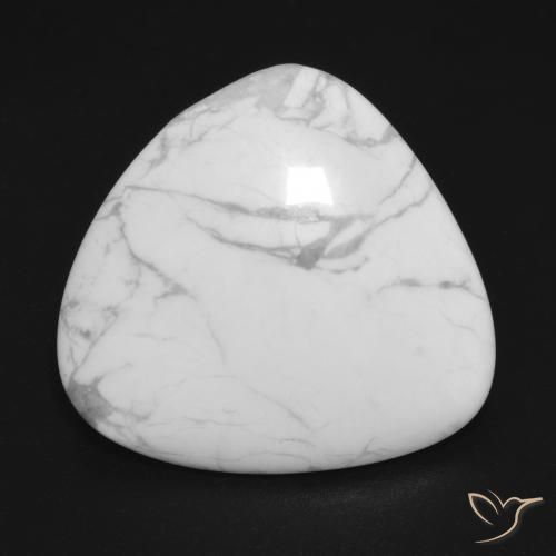 17.46ct Natürlicher gräulich-weiß Howlith, Fantasie, Lichtundurchlässig