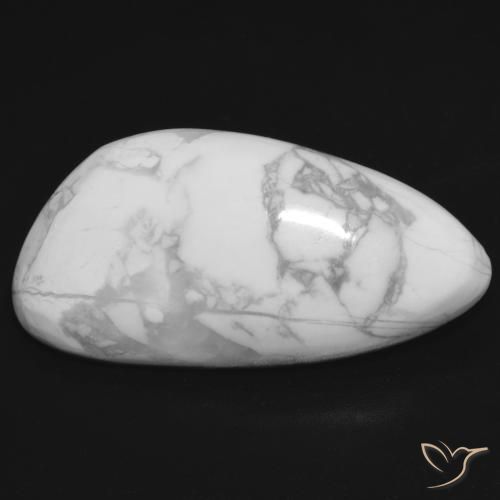 19.50ct Natürlicher gräulich-weiß Howlith, Fantasie, Lichtundurchlässig