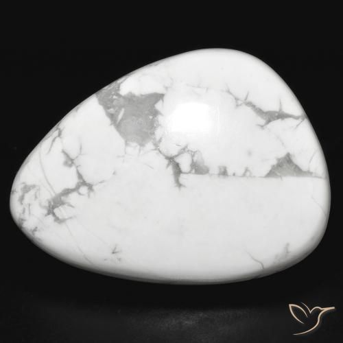31.63ct Natürlicher gräulich-weiß Howlith, Fantasie, Lichtundurchlässig