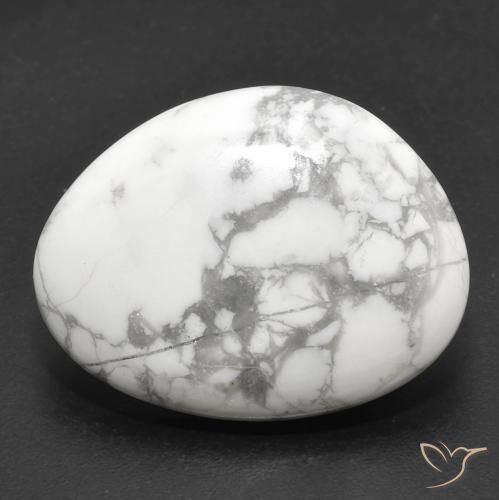 16.57ct Natürlicher gräulich-weiß Howlith, Fantasie, Lichtundurchlässig