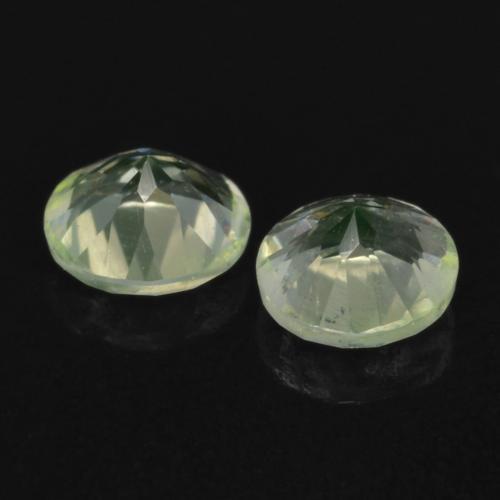 0.26 ct natürliche hellgrün Hyalit-Opal-Edelsteine, Rund Schliff, Transparent