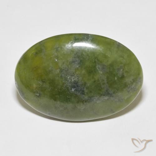 41.27ct Natürlicher Mittelgrün Idokras, Oval, Lichtundurchlässig