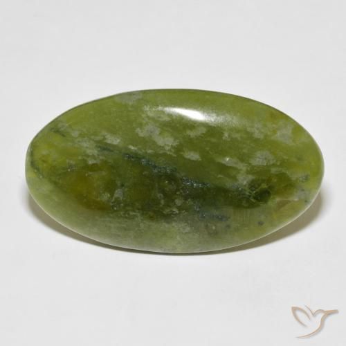 38.90ct Natürlicher Erde Grün Idokras, Oval, Lichtundurchlässig