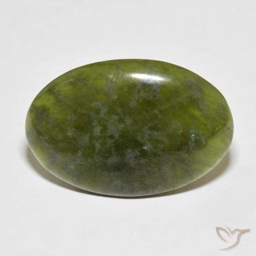 39.68ct Natürlicher Erde Grün Idokras, Oval, Lichtundurchlässig