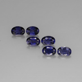  ct natürliche blauer Iolith-Edelsteine, Oval Schliff, VS