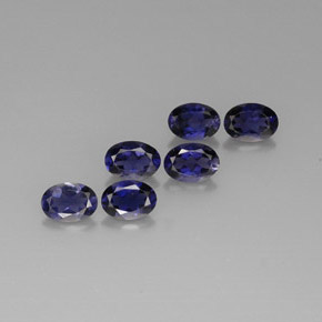  ct natürliche blauer Iolith-Edelsteine, Oval Schliff, VS