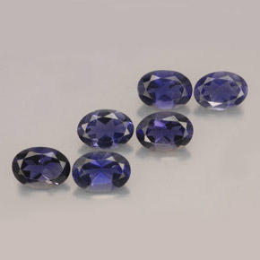  ct natürliche blauer Iolith-Edelsteine, Oval Schliff, VS