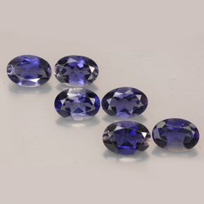  ct natürliche blauer Iolith-Edelsteine, Oval Schliff, VS