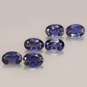  ct natürliche blauer Iolith-Edelsteine, Oval Schliff, VS