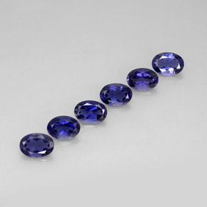  ct natürliche blauer Iolith-Edelsteine, Oval Schliff, VVS-VS
