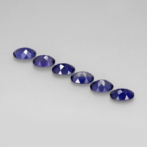  ct natürliche blauer Iolith-Edelsteine, Oval Schliff, VVS-VS