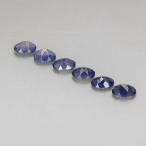  ct natürliche blauer Iolith-Edelsteine, Oval Schliff, VVS-VS