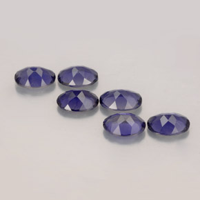  ct natürliche blauer Iolith-Edelsteine, Oval Schliff, VS