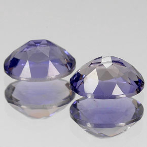  ct natürliche violett-blau Iolith-Edelsteine, Oval Schliff, VS
